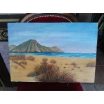 Средна картина масло на платно, Испания - 3796
